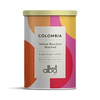 قهوه کلمبیا بوربون زرد شسته آلبا